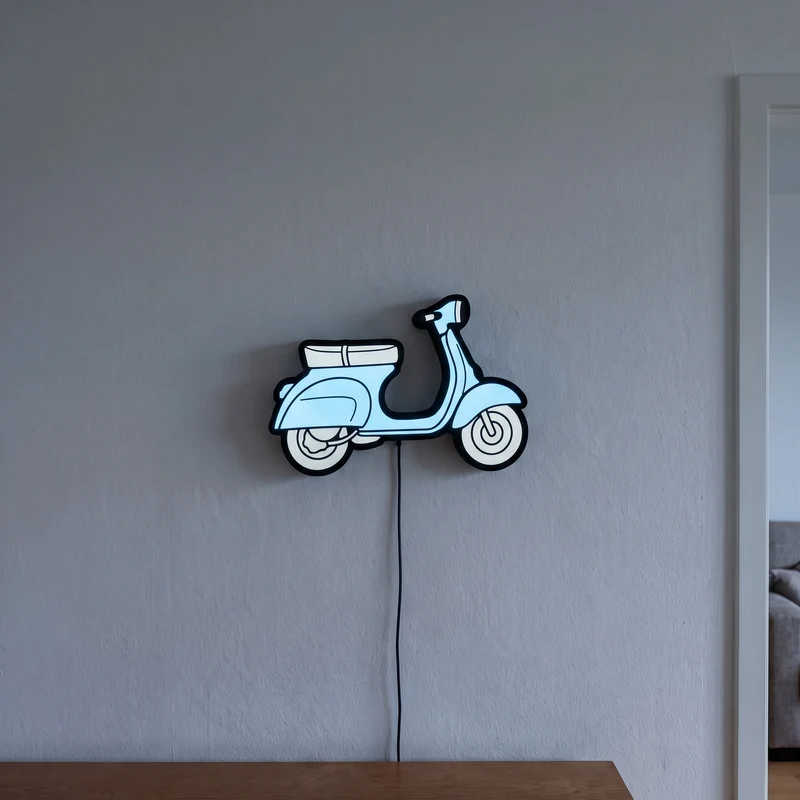Motorroller Lampe