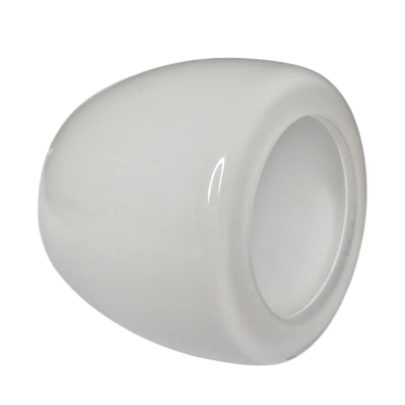 Lampenglas Ersatzglas weiß glänzend rund konisch Ø 7,2 cm | Öffnung 5 cm | Ersatzglas für Pendel- & Deckenleuchten | Original Sompex
