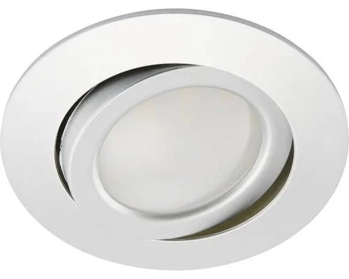 6er Set LED Einbaustrahler dimmbar per Schalter schwenkbar – Aluminium, 68 mm