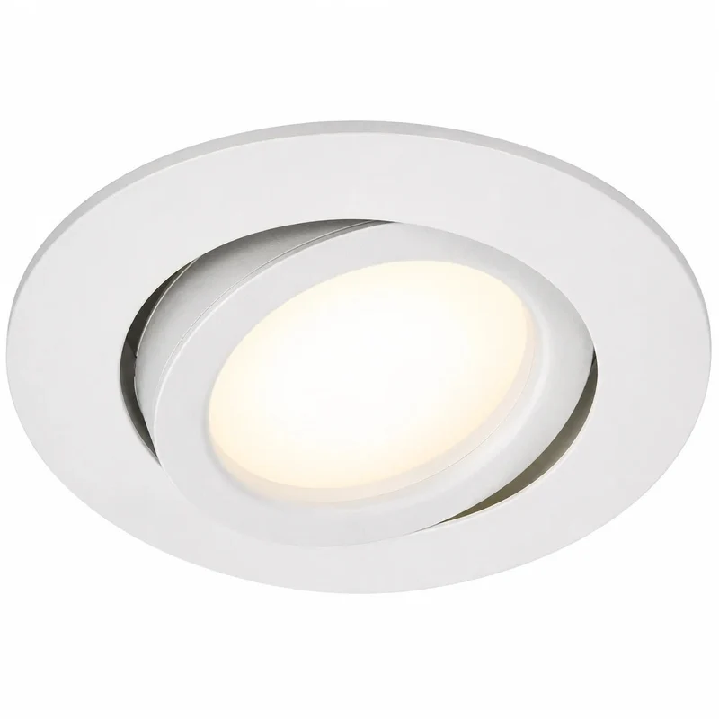 LED Einbaustrahler Click-Dim 68 mm – schwenkbar, Aluminium, 230 V
