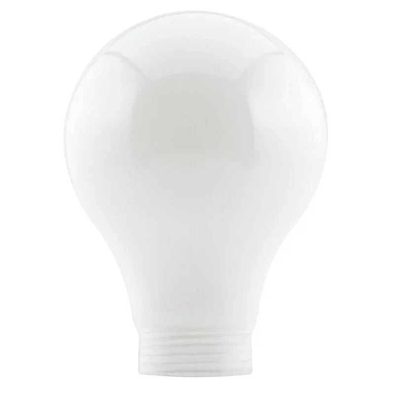 Lampenglas mit Schraubgewinde Birnenform A60 Opal weiß für E14 E27 Paulmann 875.78