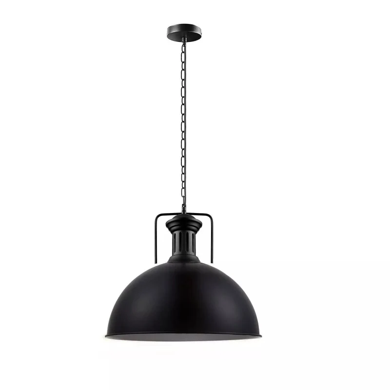 LEDSONE Pendelleuchte Schwarz Vintage Ø 30cm / 21cm ~3665