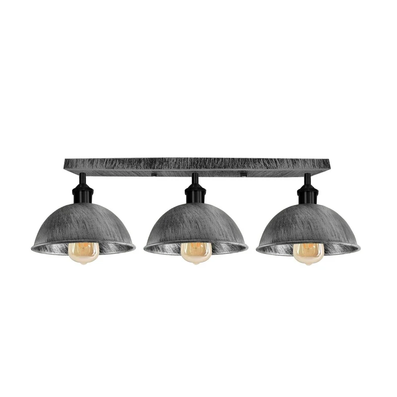 Industrie Billardleuchte – 3-flammiger Vintage Deckenbalken ~3915