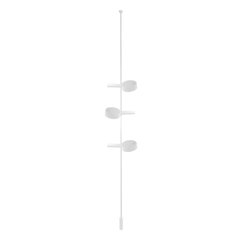 Super O lampada da terra sospesa 3 luci
