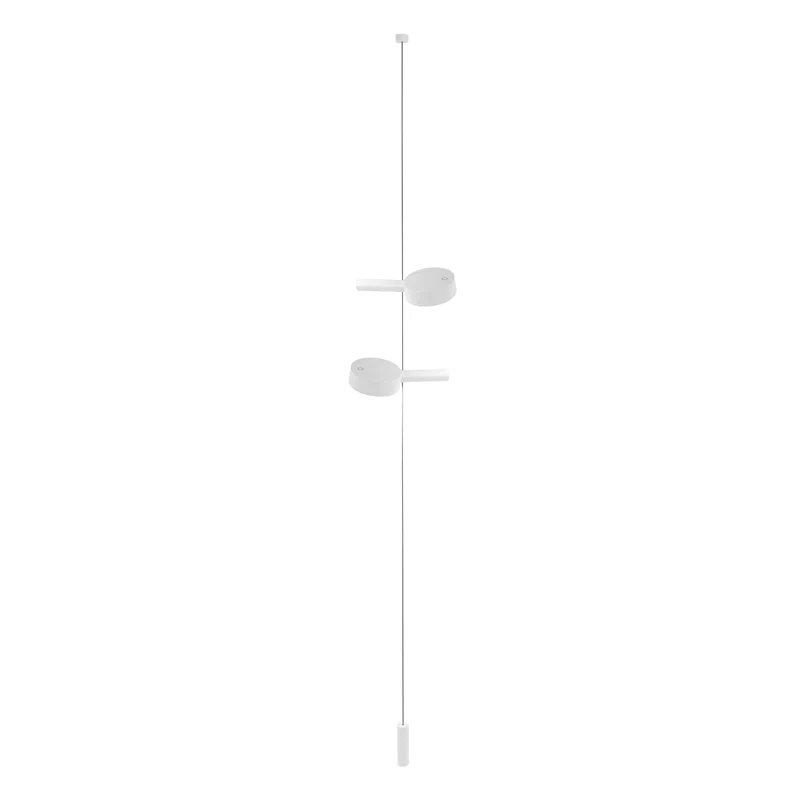 Super O lampada da terra sospesa 2 luci