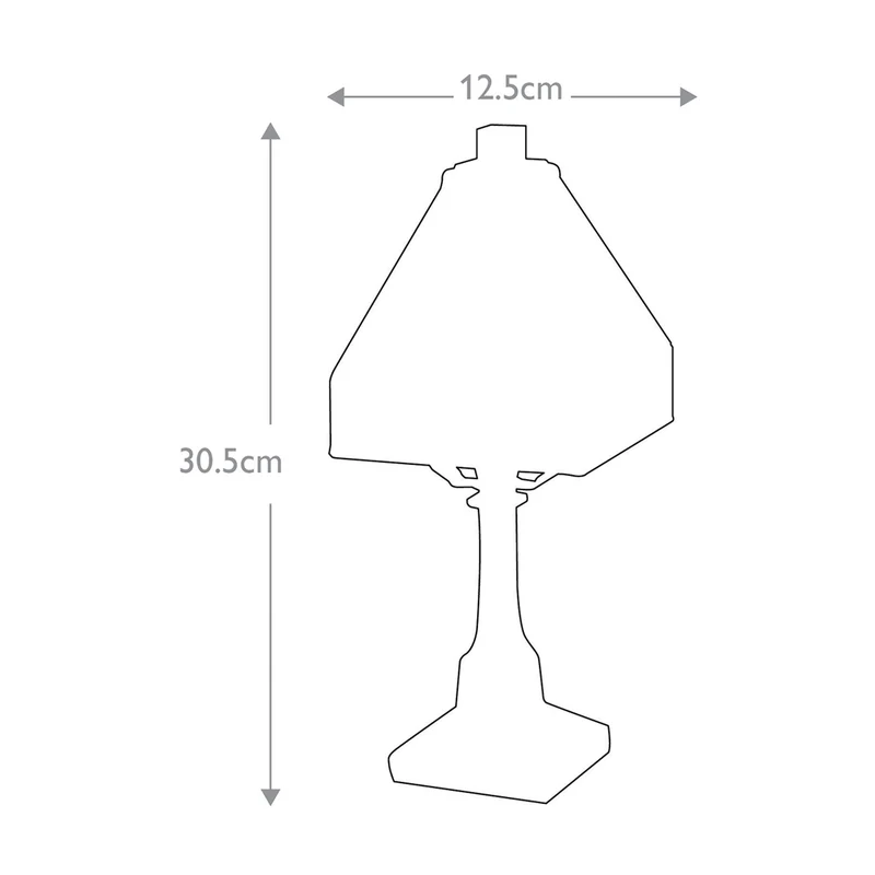 Tischleuchte Holmes 1-flammig Tiffany-Glasschirm Bronze
