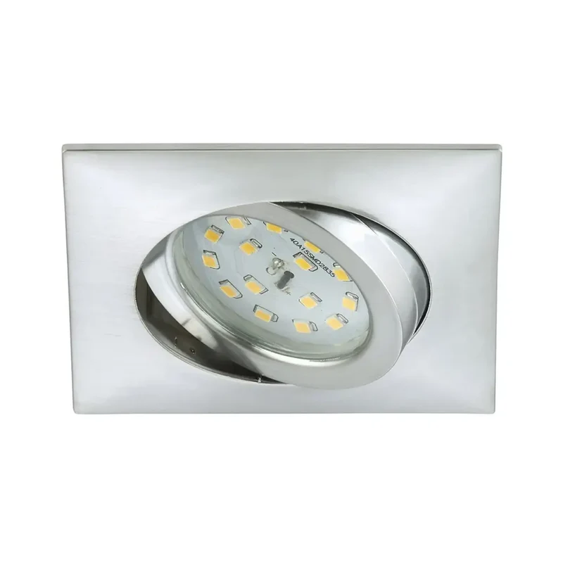 Briloner 8314-019 LED Einbaustrahler eckig 5 W Alu Warmweiß IP23