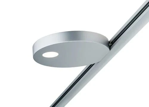 LED Spot Uplight Salto 16 W Chrom matt Urail Schienensystem Paulmann 953.21 – Silber