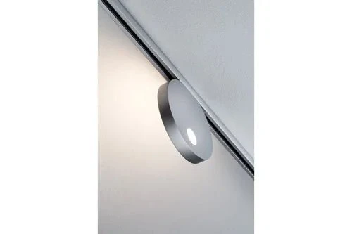 LED Spot Uplight Salto 16 W Chrom matt Urail Schienensystem Paulmann 953.21 – Silber