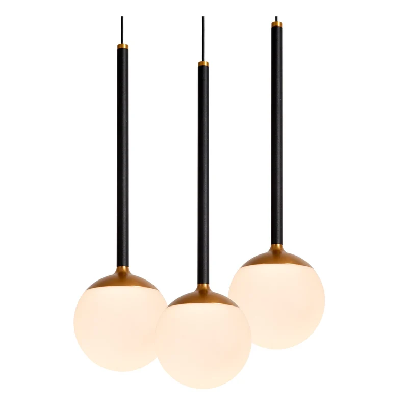 LED-Pendelleuchte Calina oval 12-flammig dimmbar mit einstellbarer Lichtfarbe