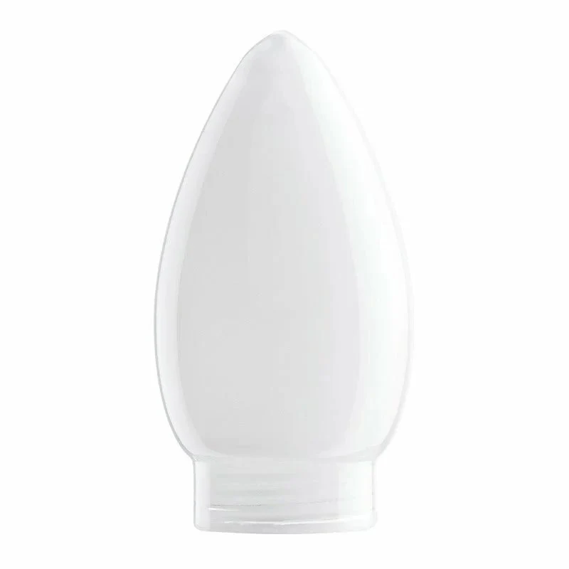 Lampenglas Kerze mit Schraubgewinde Glas opal matt 6,7 cm Paulmann 875.87 – weiß