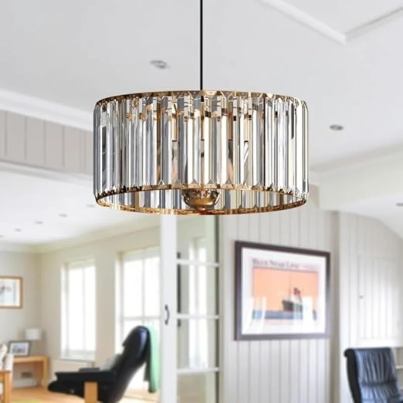 Kristallglas Lampenschirm Easyfit Kronleuchter LEDSONE ~3881