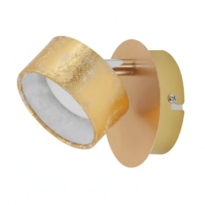Wandleuchte LED gold warmweiß 3000 K schwenkbar 10 cm | Briloner