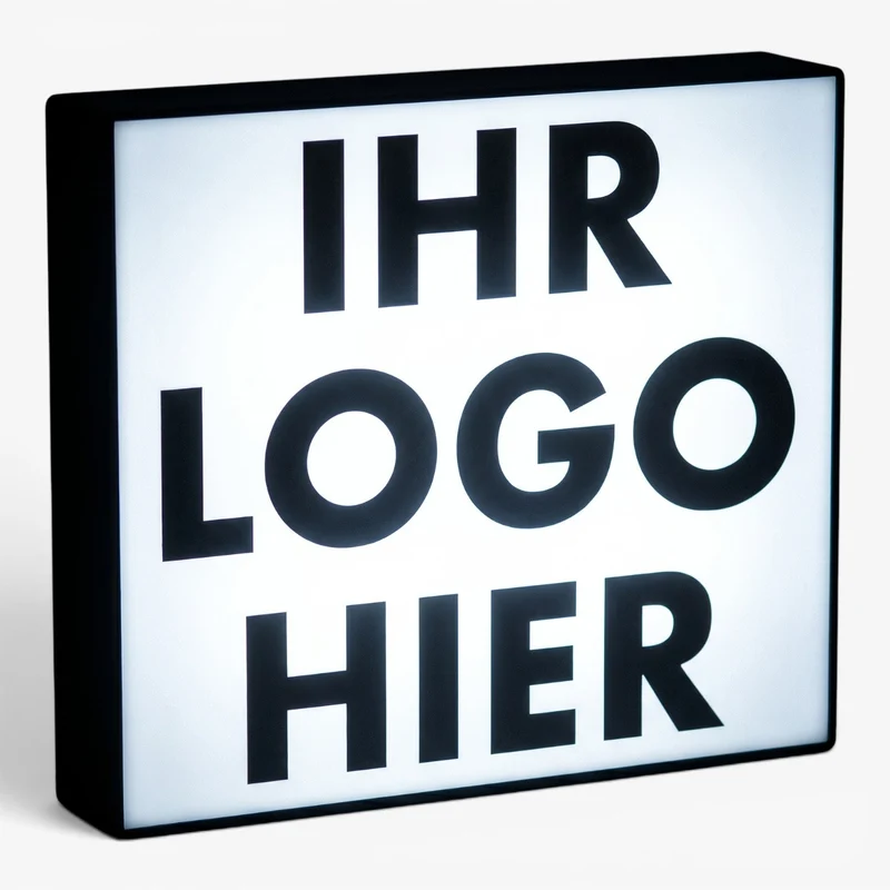 Dein Logo als Lampe