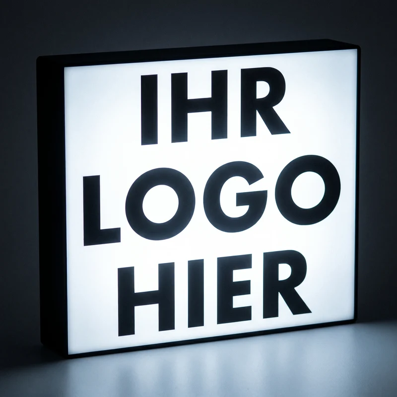 Dein Logo als Lampe