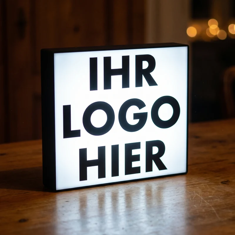 Dein Logo als Lampe