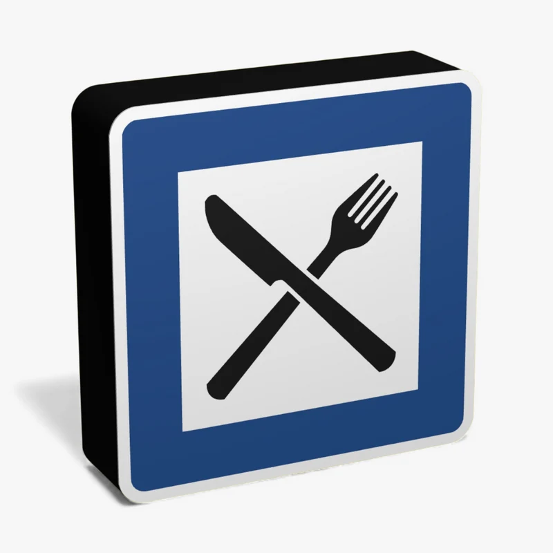 Autobahngasthaus Zeichen 365-56 Lampe