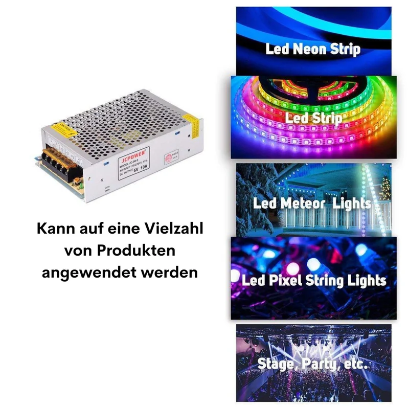 LED Trafo 5V/12V/24V Schaltnetzteil für LED-Streifen~3139