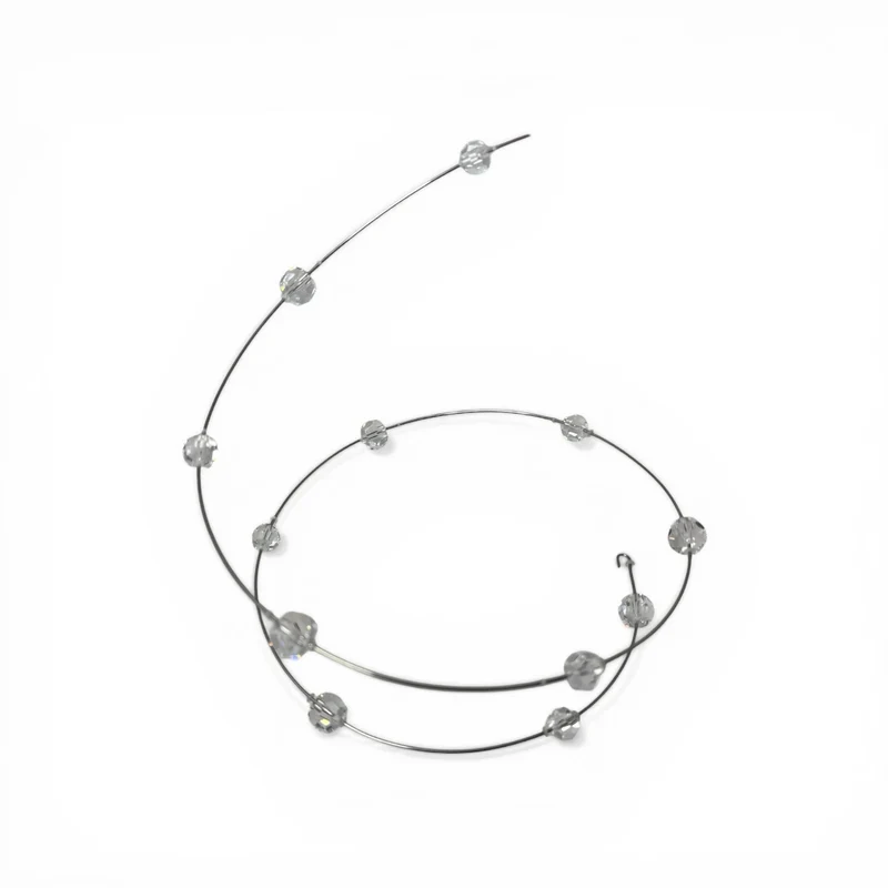 Kristallbehang Lampen Kronleuchter 1m Chrom Draht Kristallen DIY Lampendekoration Sompex Orion