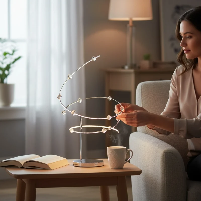 Kristallbehang Lampen Kronleuchter 1m Chrom Draht Kristallen DIY Lampendekoration Sompex Orion