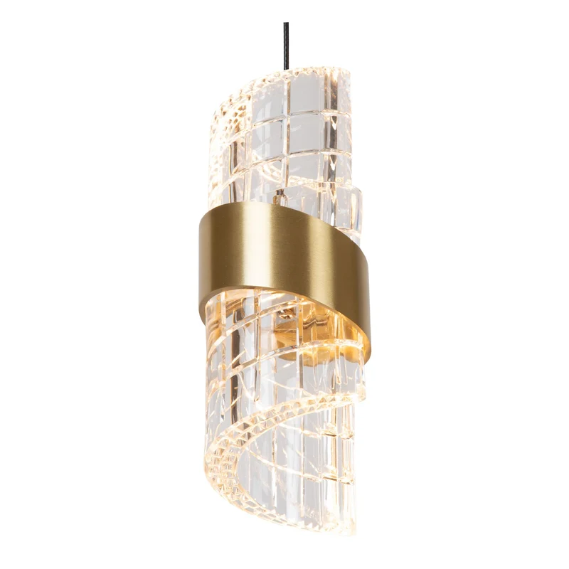 LED-Pendelleuchte Kligande 5-flammig dimmbar rund