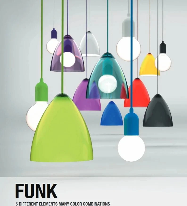 Lampenschirm Acryl E27 für Hängeleuchte Weiß Funk 22 Nordlux – Ø 22 cm