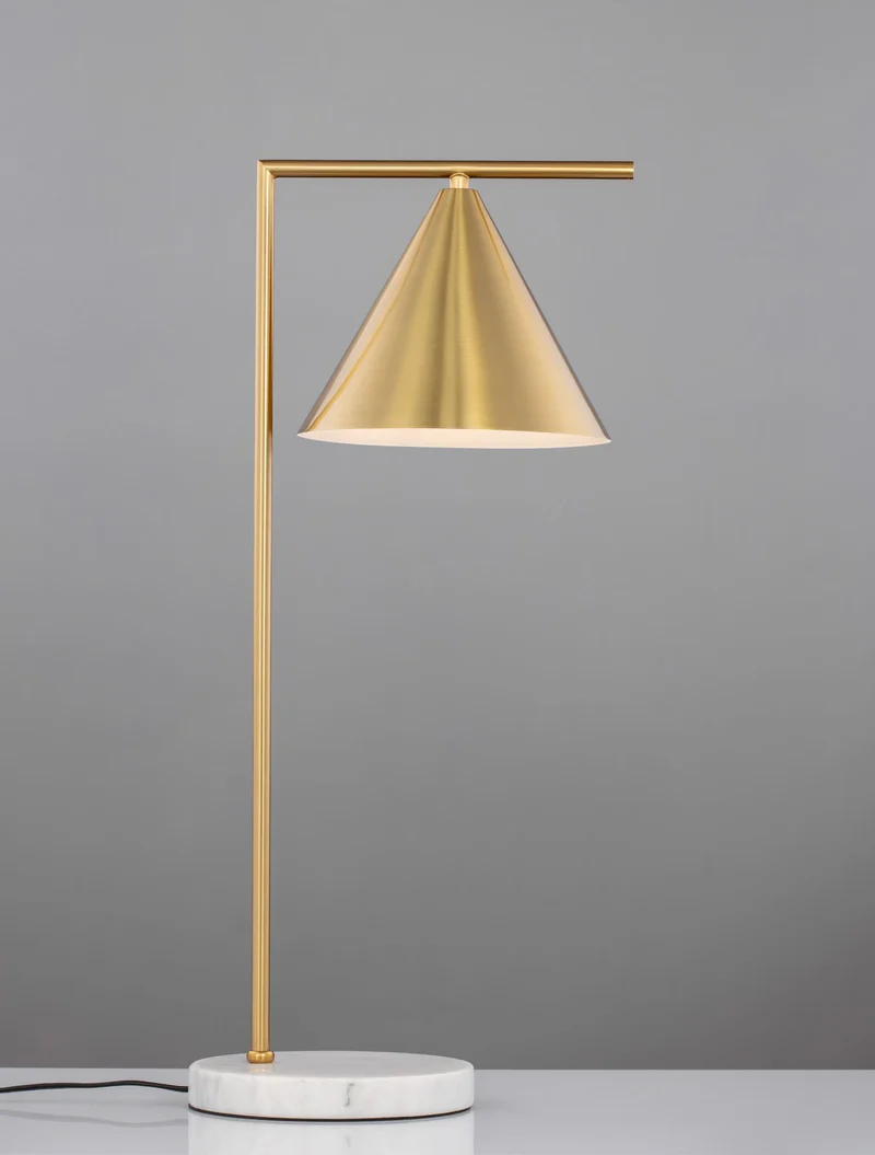 Sway Tischleuchte Gold, Weiß