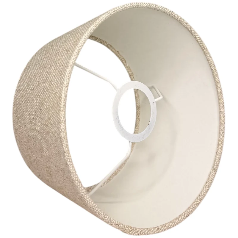 Lampenschirm beige E27 Stoff konisch 20 cm - Livigno Naturel | Light & Living