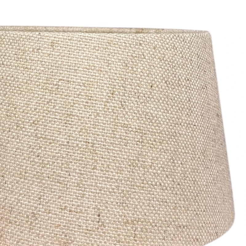 Lampenschirm beige E27 Stoff konisch 20 cm - Livigno Naturel | Light & Living