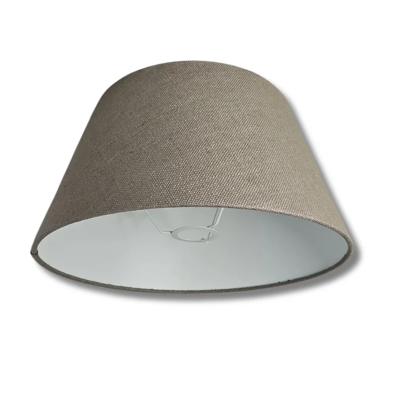 Lampenschirm Taupe – E27, Stoff konisch 35 cm | Light & Living