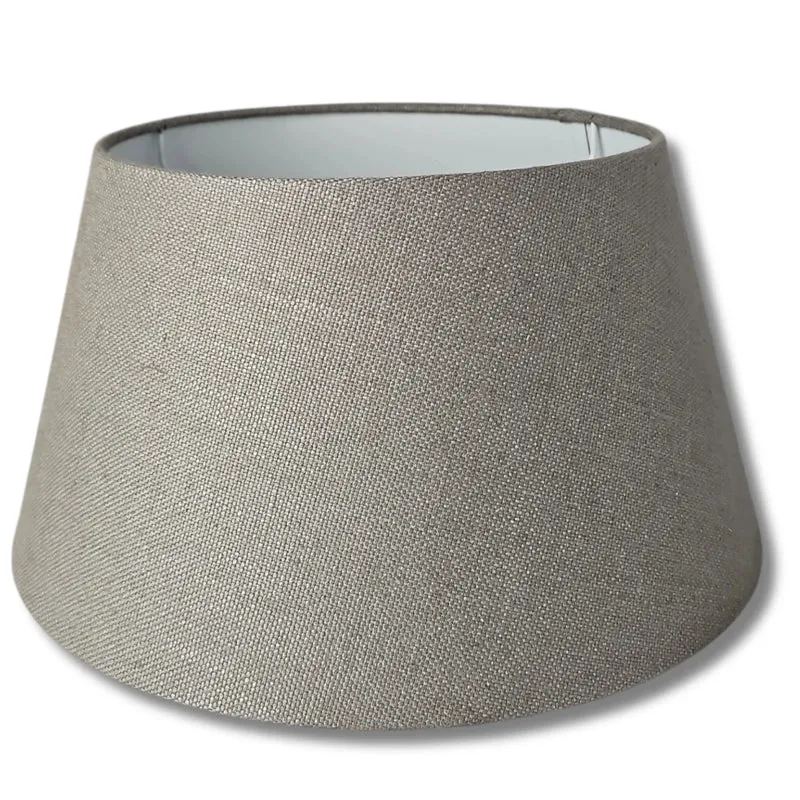 Lampenschirm Taupe – E27, Stoff konisch 35 cm | Light & Living