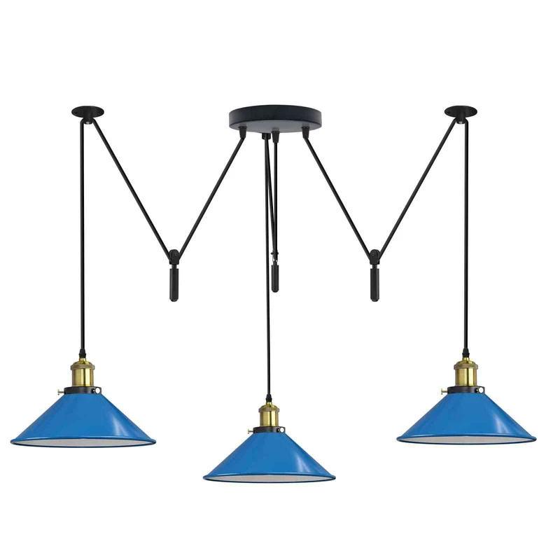 LEDSone 3 flammige Spider Dchschräge Pendelleuchte ~3761