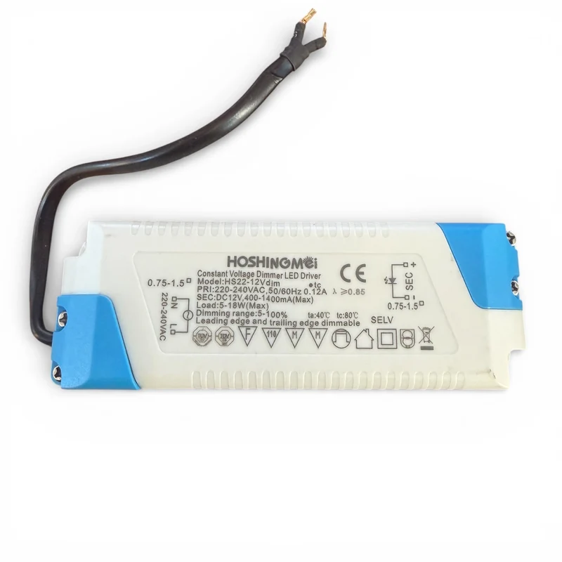 LED Treiber 12V 18W dimmbar – HOSHINGMEI HS22-12Vdim Konstantspannung 0,75–1,5A