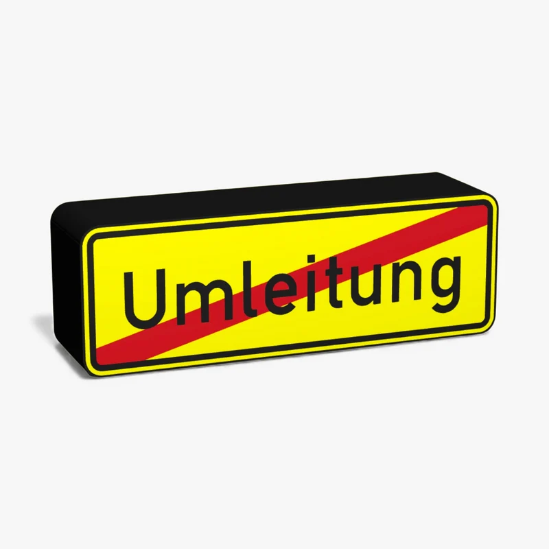 Baustelle & Umleitung