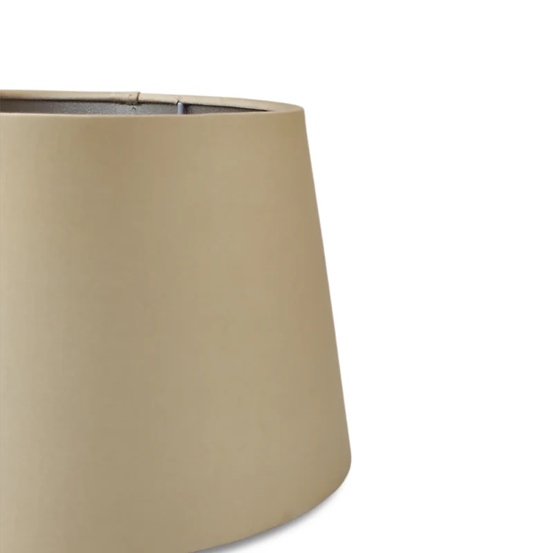 Lampenschirm Gold Stoff, E27, 25 cm | Light & Living