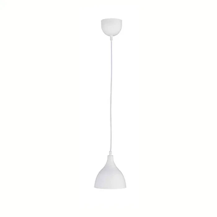 Kleine weiße LED Hängeleuchte Izmir Ø 15 cm – skandinavisch & modern