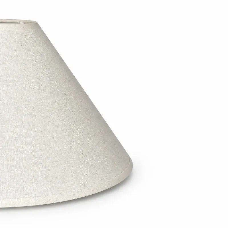 Lampenschirm Creme – E27 Baumwollstoff, konisch rund, 30 cm