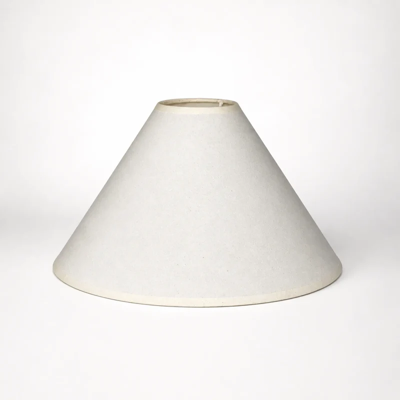 Lampenschirm Creme – E27 Stoff, konisch, 30 cm