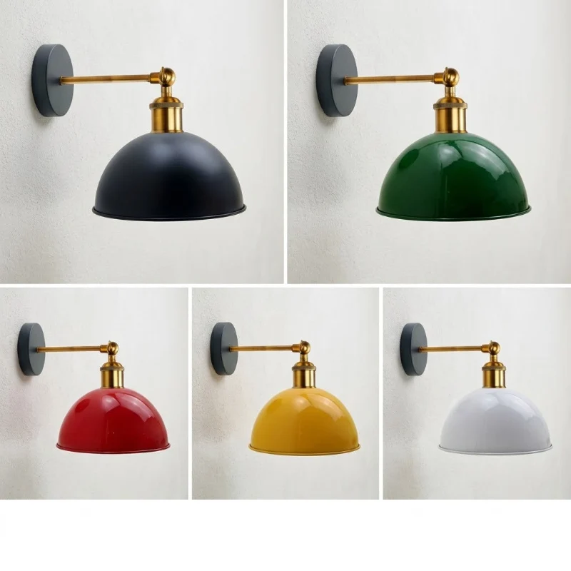 Vintage Wandleuchte Verstellbar Ø21cm Industrial ~3735