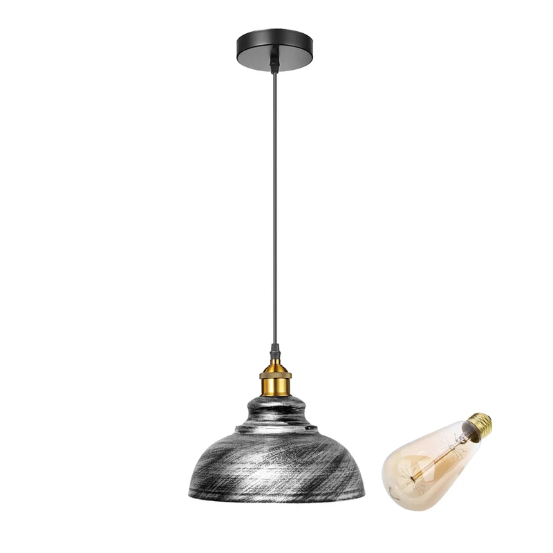 Moderne Retro Loft Deckenlampenschirm hängende Pendelleuchten~3099