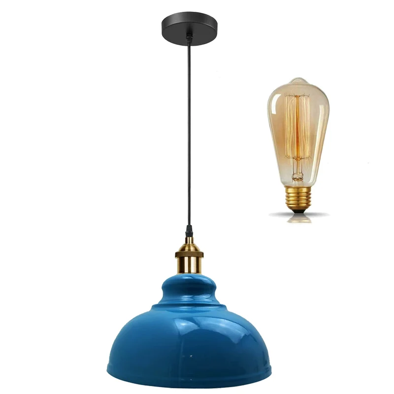 Moderne Retro Loft Deckenlampenschirm hängende Pendelleuchten~3098