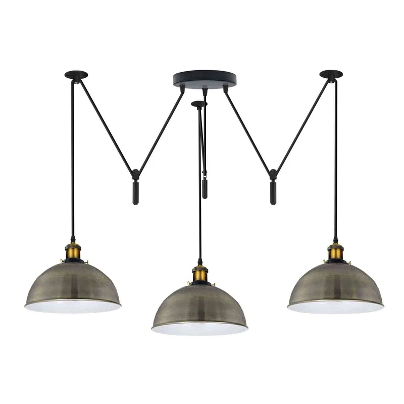 Dreikopf Hänge Spinne Pendelleuchte ~3754