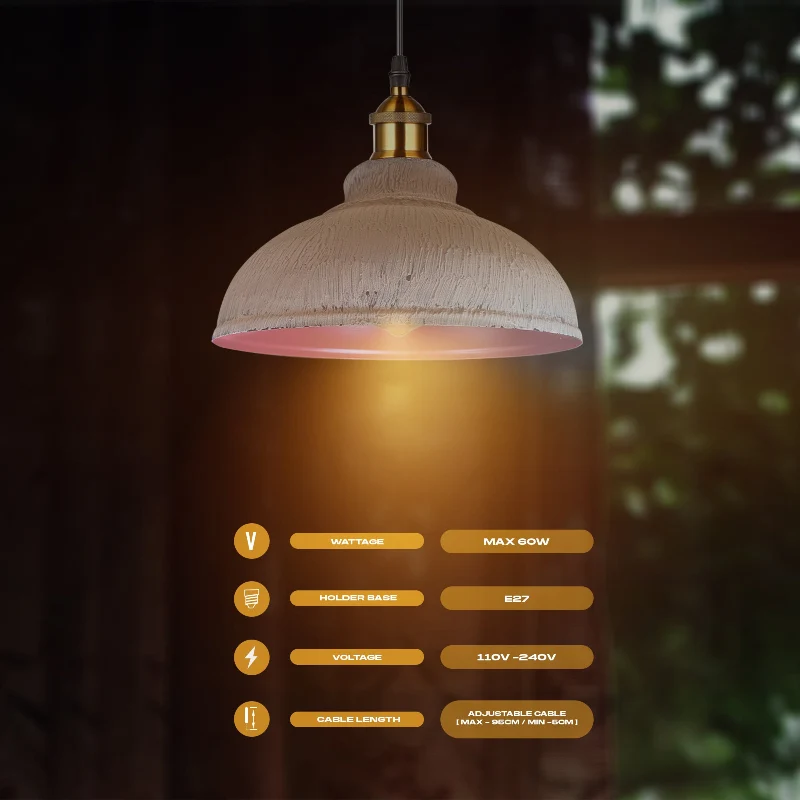 LED Deckenleuchten – Rosa Lampenschirme für Hängeleuchten~3095