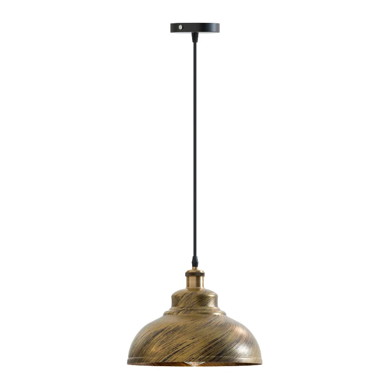 Küchen pendelleuchte|Gebürstetes Messing|Metall| Ø 29 cm~3088