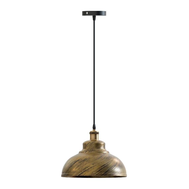 Küchen pendelleuchte|Gebürstetes Messing|Metall| Ø 29 cm~3088