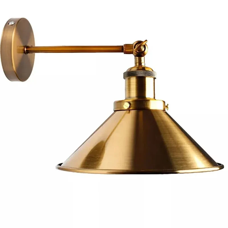 Industrie Verstellbare Wandleuchte | Retro Kegelform Wandlampe E27~3732