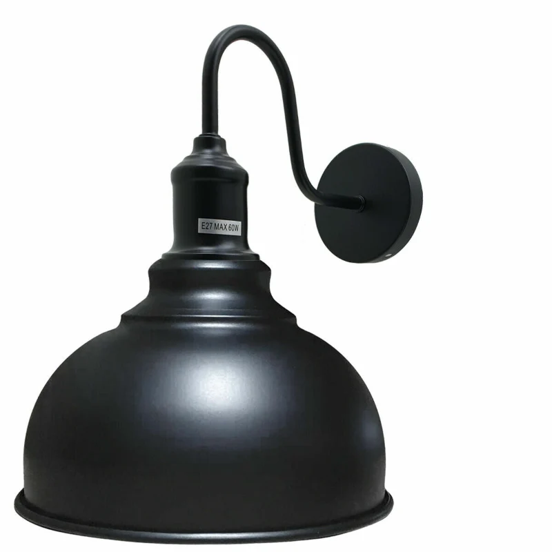 LEDSONE Vintage Wandlampe Industrial Schwanenhals E27 ~3716