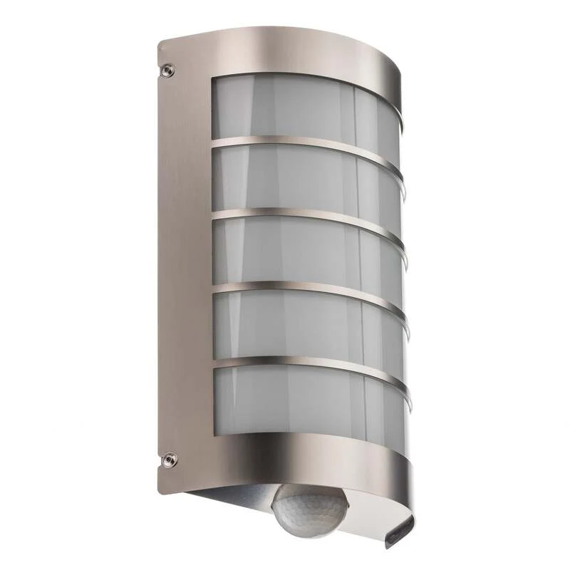 B-Ware CMD Außenwandleuchte Marco1 mit Bewegungsmelder Edelstahl Lampe IP44 18x28cm