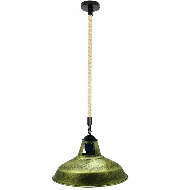 Hanfseil Gastro Hängeleuchten Harbour Lampenschirm Ø 30cm ~3581
