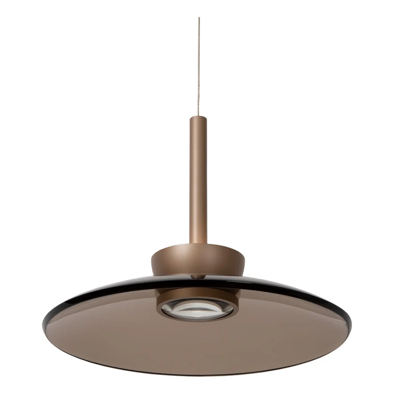 LED-Pendelleuchte Santiago dimmbar CCT Glas Amber